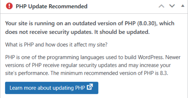 The Update of PHP – Welcome openEuler image.